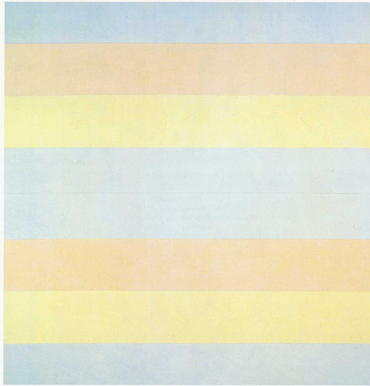 Oriental Minimalism 1 : Agnes Martin – With my Back to the World (1997) - Brynn Beauty
